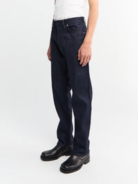 Stone Island - J100008 Selvedge Indigo Denim Trousers in Blue Raw