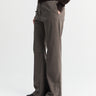 Studio Nicholson - Straight Leg Mitra Pants With Hem Split in Melange