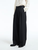 Studio Nicholson - Women's Double Pleat Volume Pants in Black