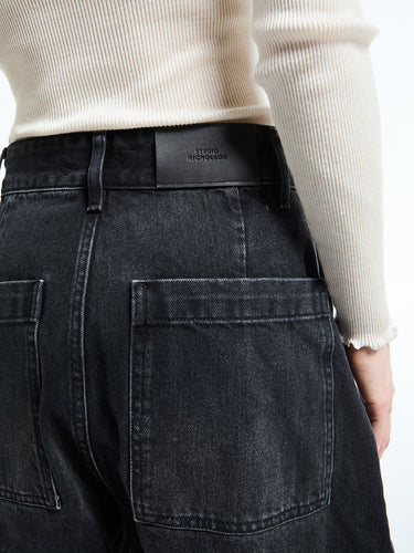 Studio Nicholson - Chalco Pants in Washed Black