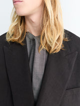 Studio Nicholson - Double Breasted Tailored Jacket in Espresso