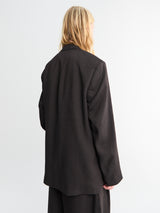 Studio Nicholson - Double Breasted Tailored Jacket in Espresso