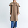 Studio Nicholson - Detachable Cape Parka Coat in Birch