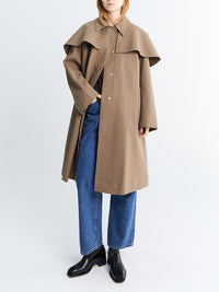 Studio Nicholson - Detachable Cape Parka Coat in Birch