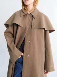 Studio Nicholson - Detachable Cape Parka Coat in Birch