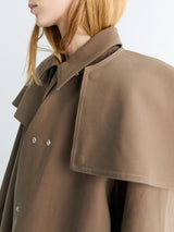 Studio Nicholson - Detachable Cape Parka Coat in Birch