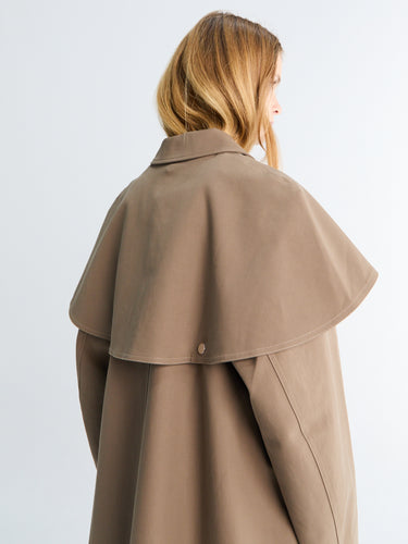 Studio Nicholson - Detachable Cape Parka Coat in Birch