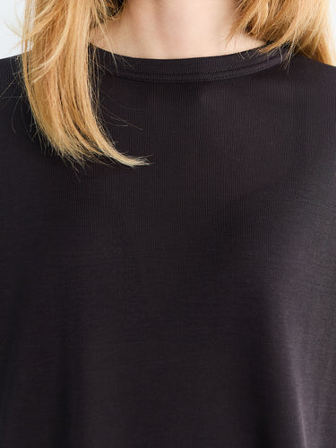 Studio Nicholson - Short Sleeve T-shirt in Black Grape