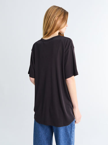 Studio Nicholson - Short Sleeve T-shirt in Black Grape