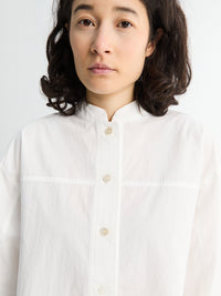 Studio Nicholson - Half Placket Shirt in Optic White