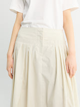 Studio Nicholson - Agat Gathered Skirt in Bone