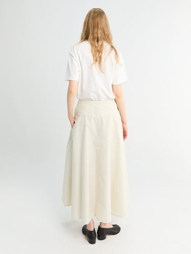 Studio Nicholson - Agat Gathered Skirt in Bone