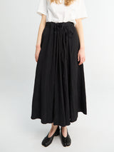 Studio Nicholson - Messina Gathered Wrap Skirt in Black