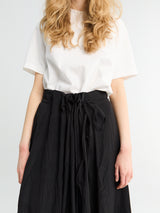 Studio Nicholson - Messina Gathered Wrap Skirt in Black