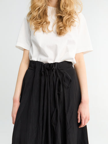 Studio Nicholson - Messina Gathered Wrap Skirt in Black