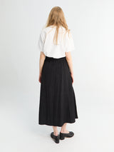 Studio Nicholson - Messina Gathered Wrap Skirt in Black