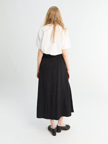 Studio Nicholson - Messina Gathered Wrap Skirt in Black