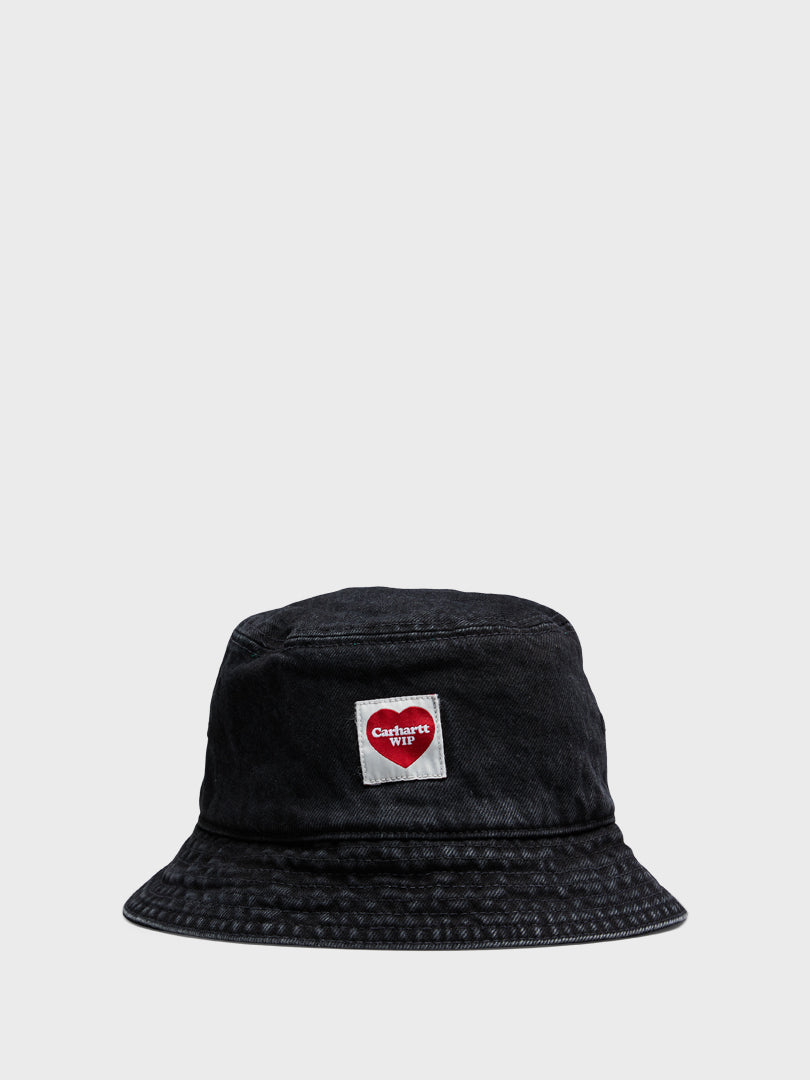 Carhartt - Nash Bucket Hat in Black Stone Washed