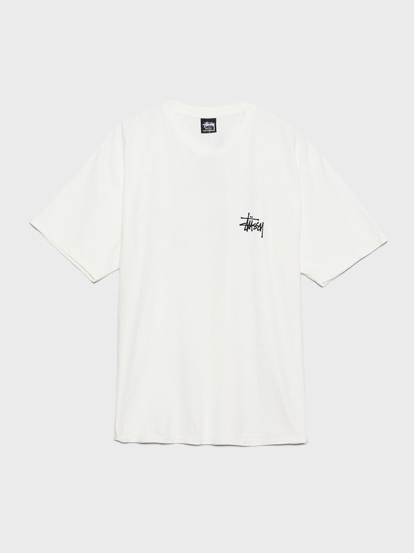 Stüssy - Basic Pigment Dyed T-Shirt in Natural
