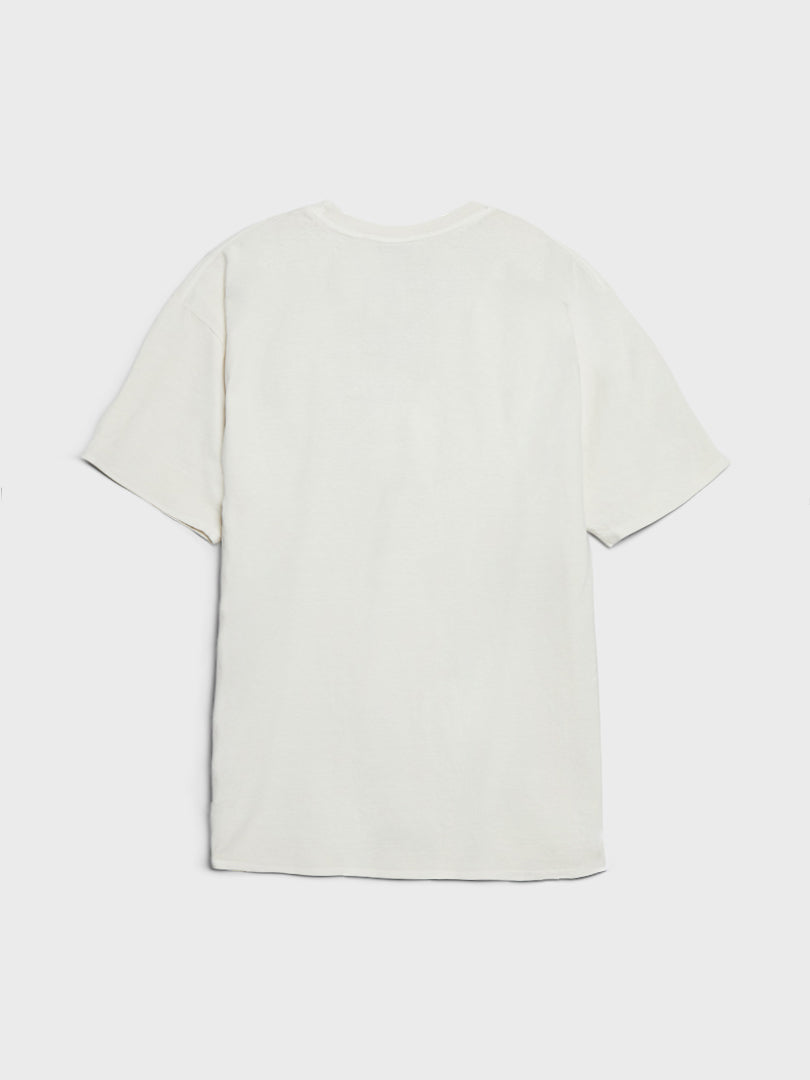 Small Stock Pigment Dyed T-Shirt in Natural