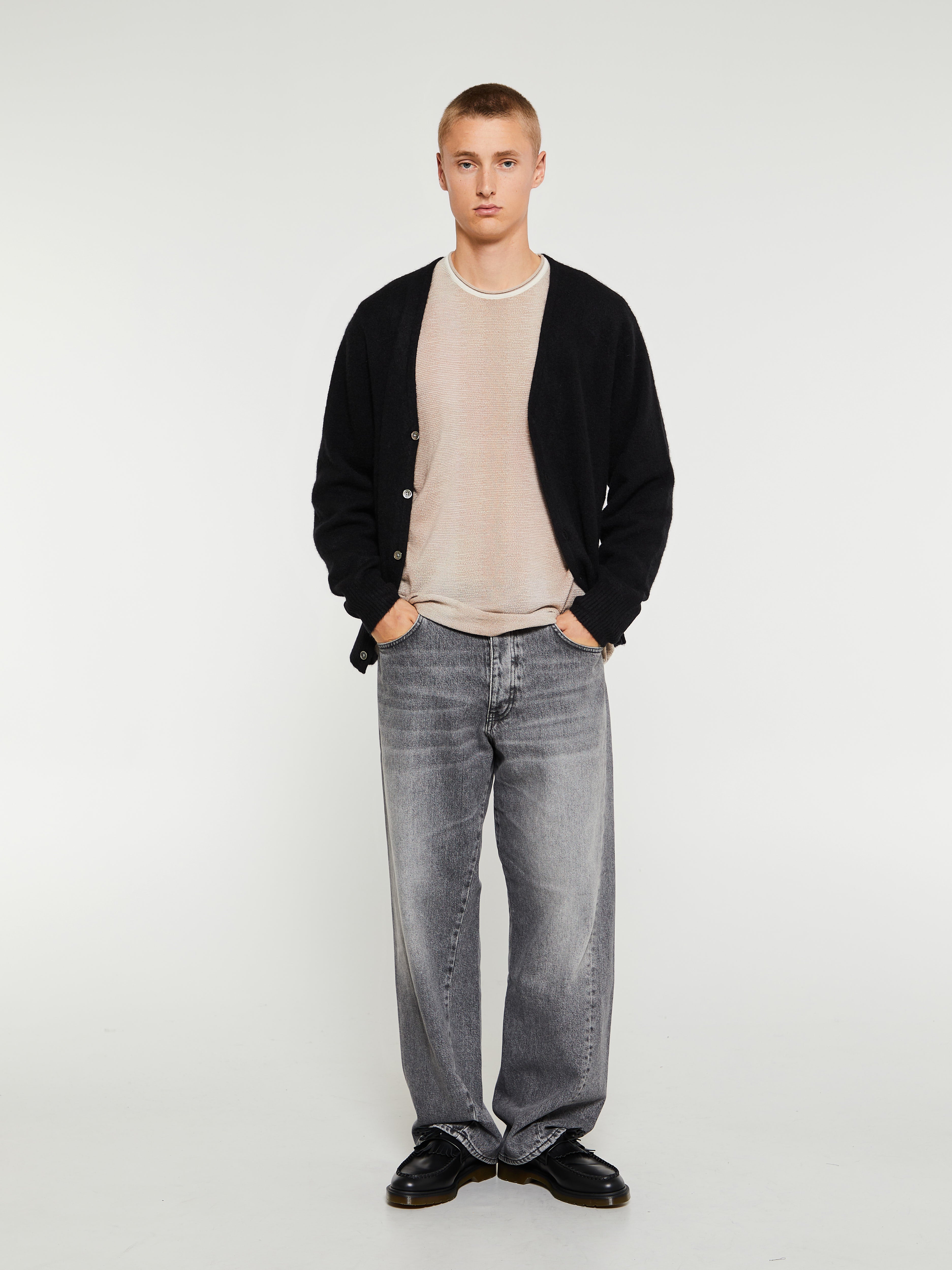 Shadow Stripe Sweatshirt in Natural