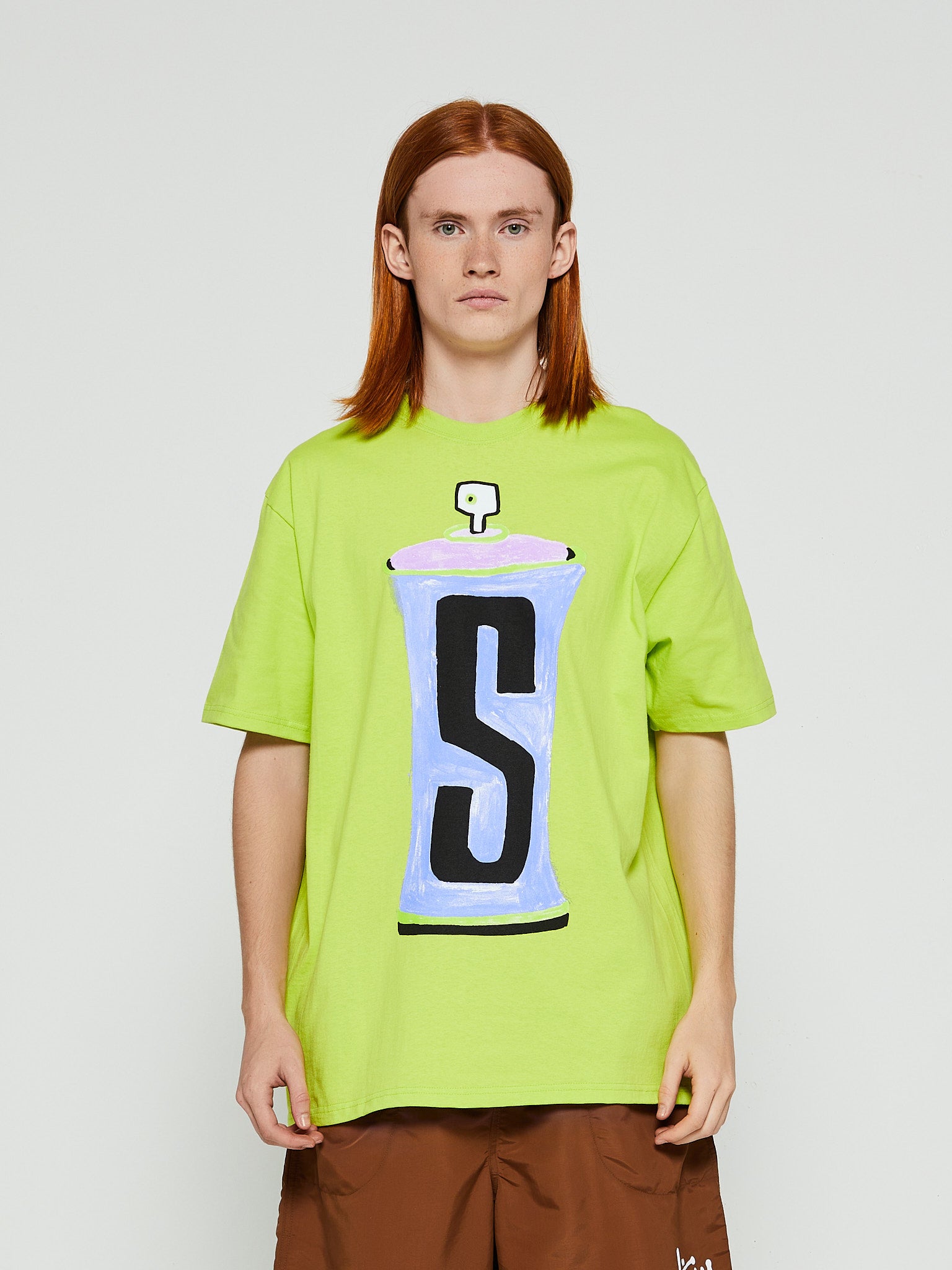 Stüssy - Spraycan T-Shirt in Keylime – stoy