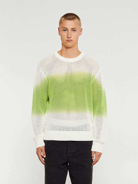 STUSSY PIGMENT DYED LOOSE GAUGE SWEATER-