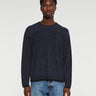 Stüssy - Engineered Panel Sweater in Navy