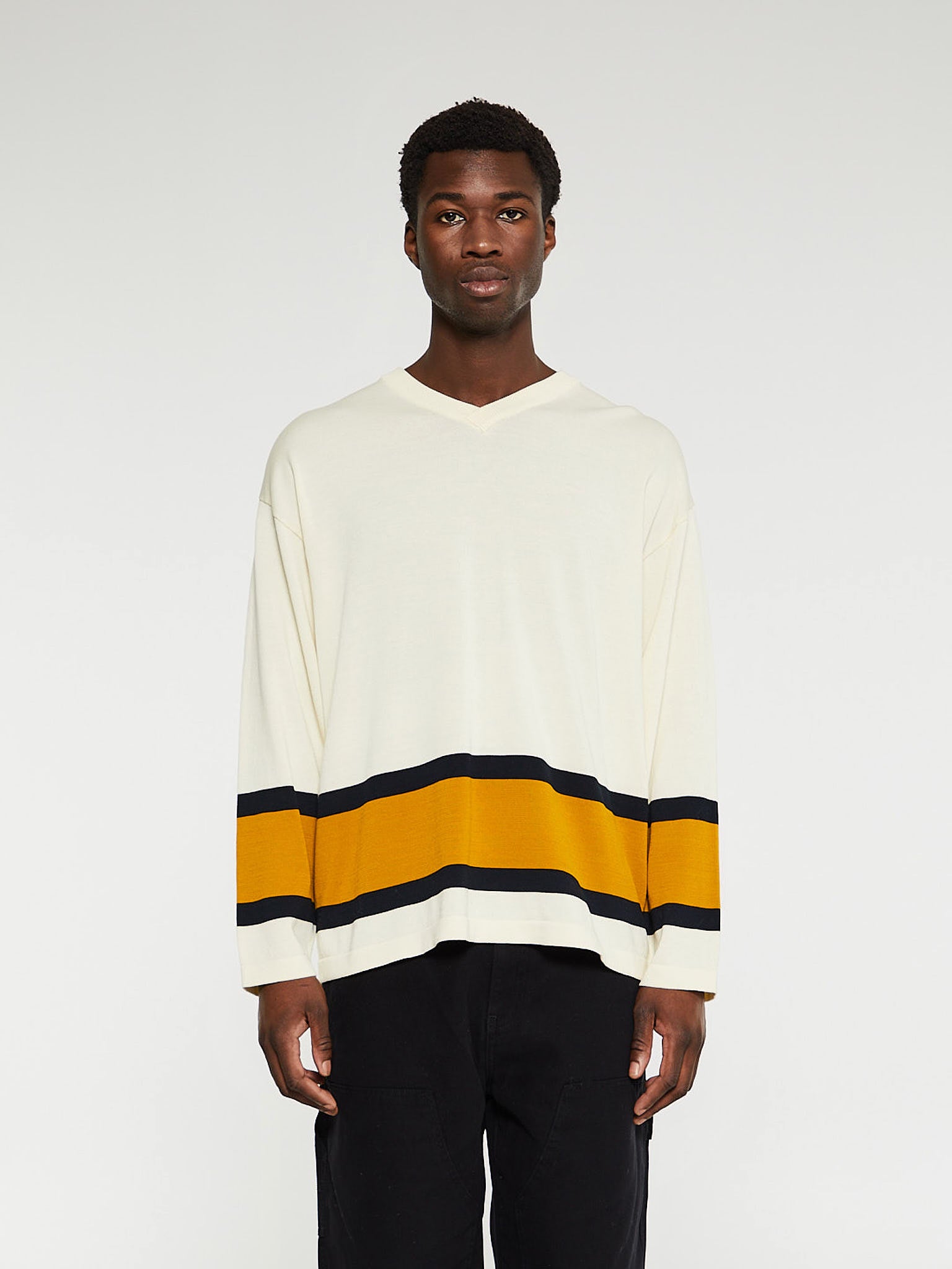 stussy - Hockey Sweater in Natural
