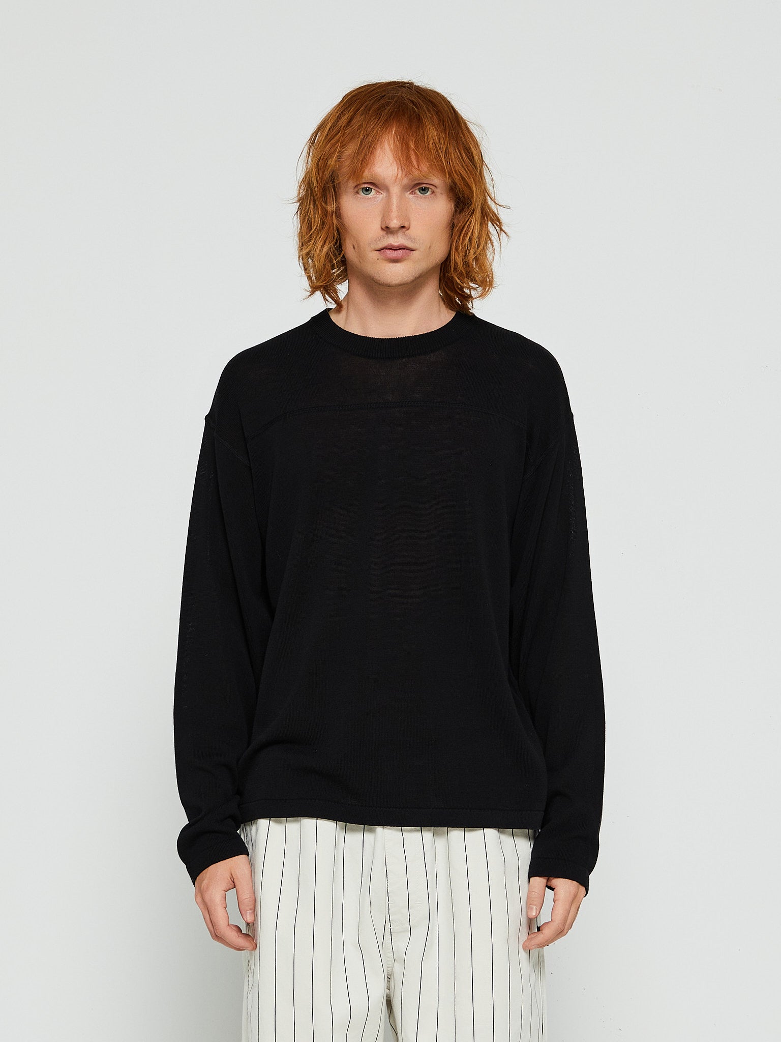 Stüssy - Football Sweater in Black