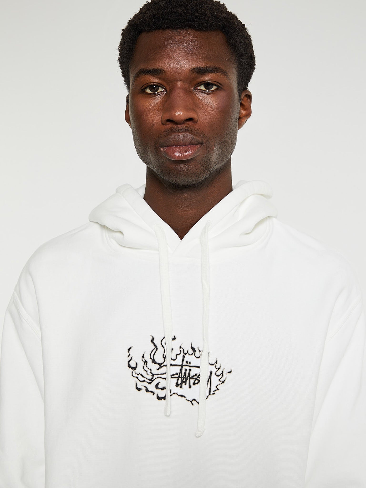Stüssy - Mosaic Dragon Pigment Dyed Hoodie in Natural – stoy