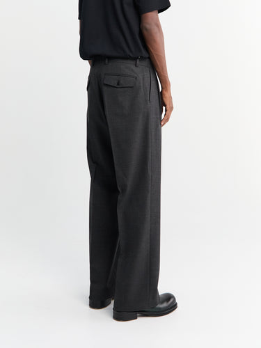 Sunflower - Wide Pleated Trousers in Antracite