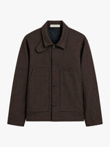 Sunflower - Labour Jacket Wool Tech in Brown