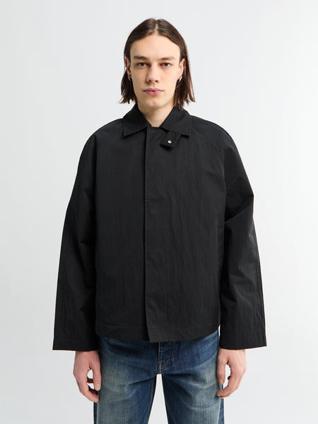 Sunflower - Short Raglan Coat in Black – Stoy