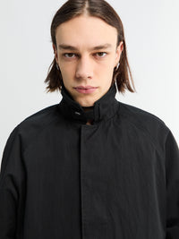 Sunflower - Short Raglan Coat in Black