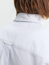 Sunflower - Button Down Oxford Shirt in Blue Stripe