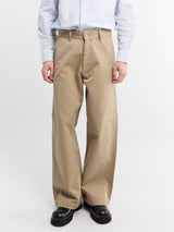 Sunflower - Wide Twist Chino in Khaki