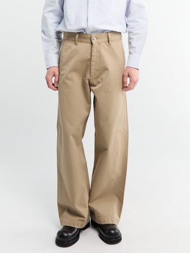 Sunflower - Wide Twist Chino in Khaki