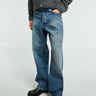 Sunflower - Wide Twist Jeans in Mid Blue