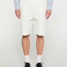 Sunflower - Pleated Shorts in White
