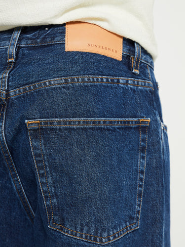 Sunflower - Wide Twist Jeans in Rinse Blue