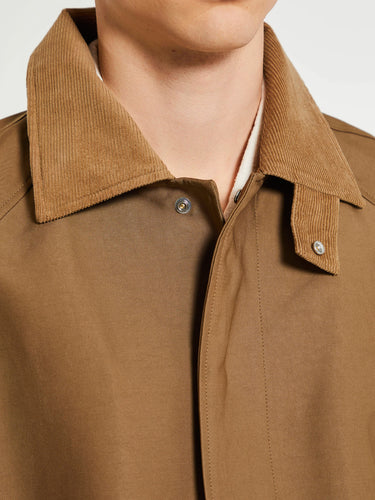 Sunflower - Short Raglan Coat in Beige