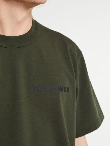 Sunflower - Master Logo T-Shirt in Army Green