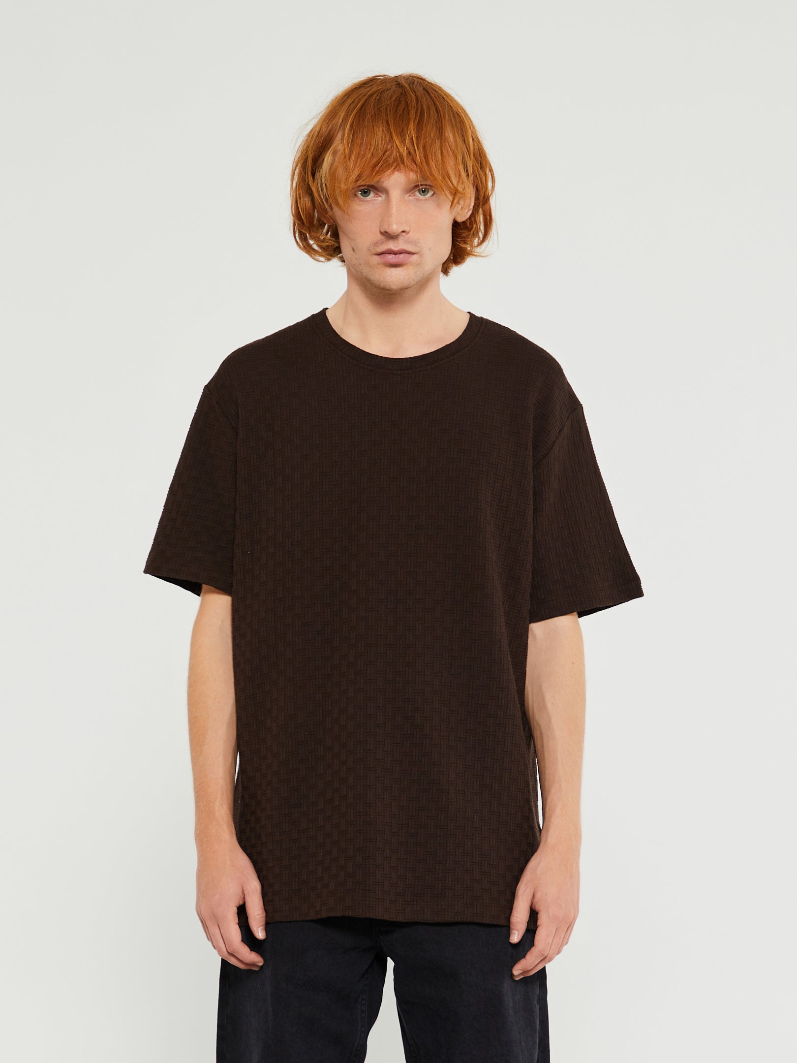 Sunflower - Jacquard T-Shirt in Brown