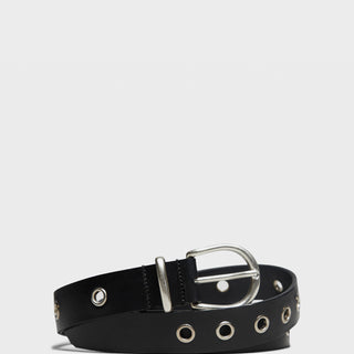 Sunflower - Eyelet Belt 3cm in Black