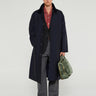 Sunflower - Raglan Coat in Navy