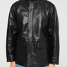 Sunflower - Fatigue Leather Jacket in Black