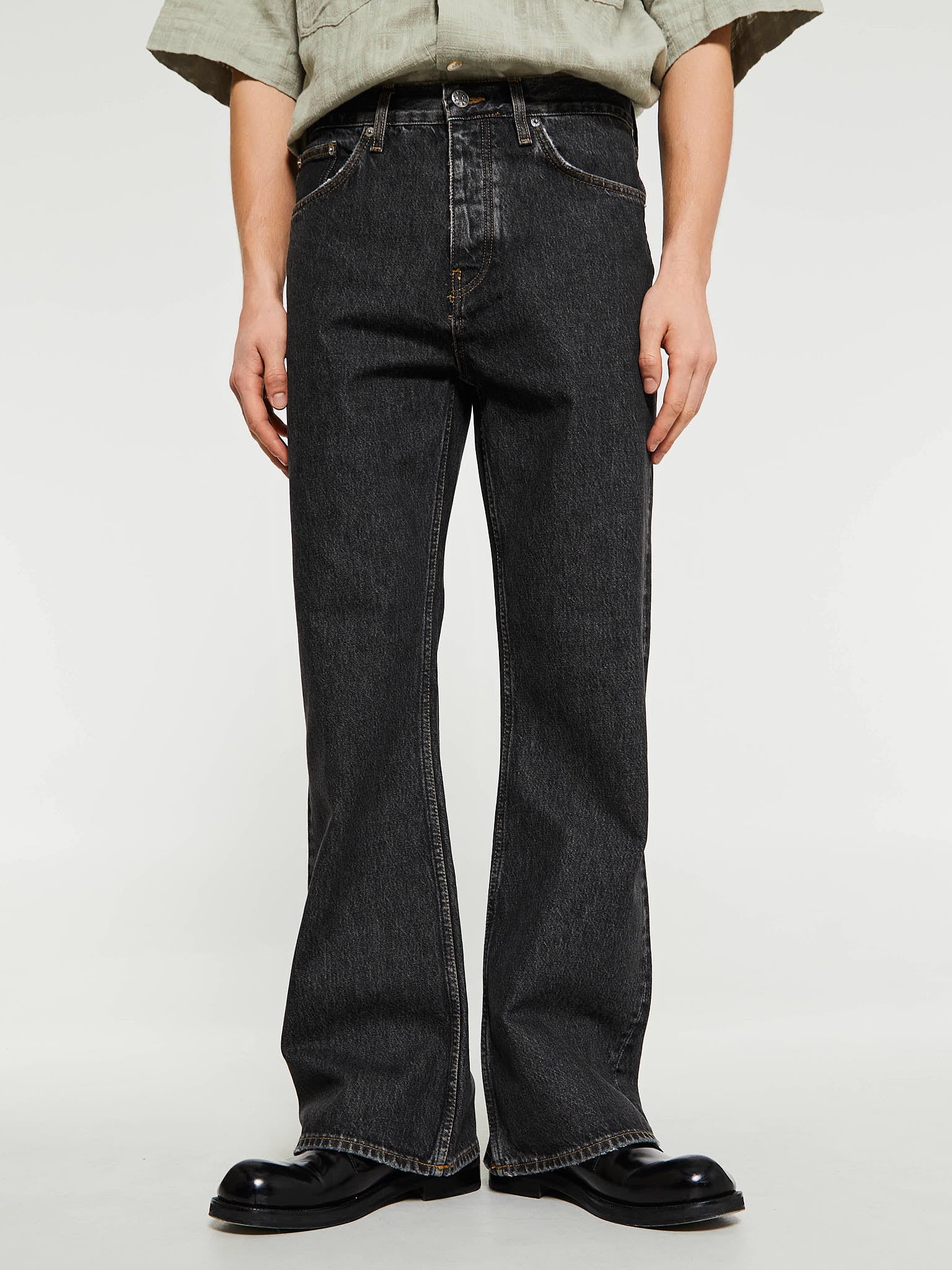 Sunflower - Classic Flare Jeans in Black Stone