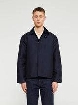 Sunflower - Short Raglan Coat in Navy