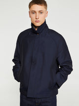 Sunflower - Short Raglan Coat in Navy